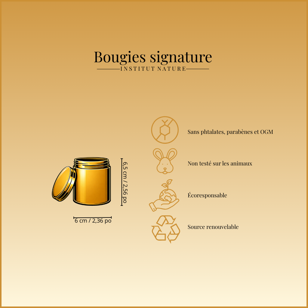 Bougie 90 g - Nectar d’Érable