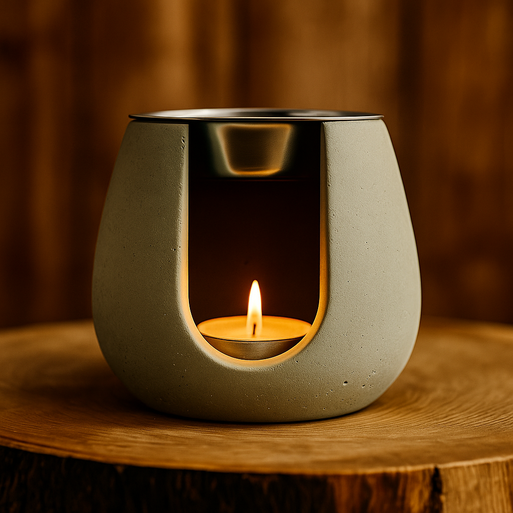 Brûleur béton brut