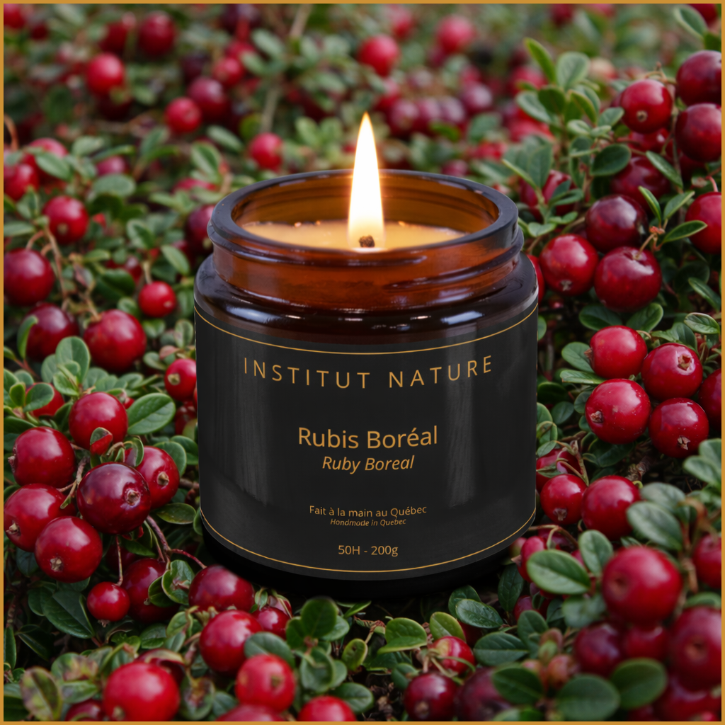 Bougie 200 g - Rubis Boréal