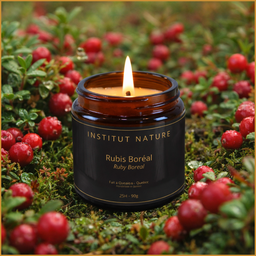 Bougie 90 g - Rubis Boréal