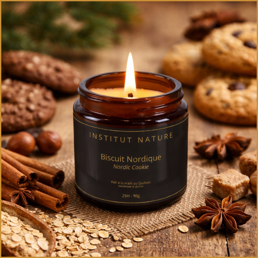 Bougie 90 g - Biscuit Nordique